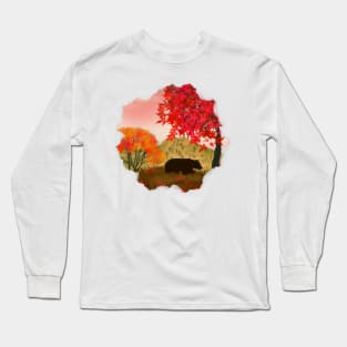 Red Fall Long Sleeve T-Shirt